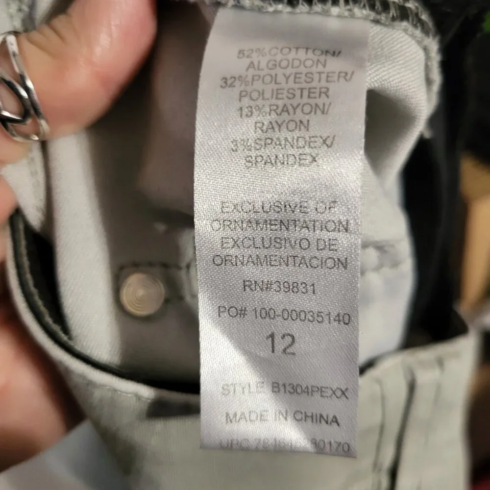 WOMANS DEMOCRACY JEGGINGS SZ 12 - Picture 5 of 8